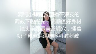 ,清纯小妹露脸直播在狼友的调教下脱光光，高颜值好身材，镜头前展示美臀骚穴，揉着奶子自慰逼逼呻吟可射刺激