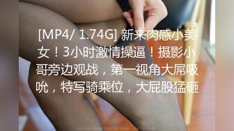 [MP4/ 1.74G] 新来肉感小美女！3小时激情操逼！摄影小哥旁边观战，第一视角大屌吸吮，特写骑乘位，大屁股猛砸