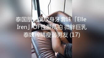 泰国朋克风纹身牙套妹「Elle Iren」OF性爱私拍 微胖巨乳泰妹榨精瘦弱男友 (17)